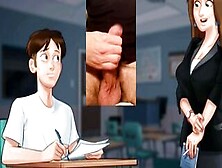 Professor Banged! And Creampied - Summertime Saga Game Porn