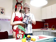 Julia Vearth And Alex V Earth - Hot Couple And Sexy Holiday Treats