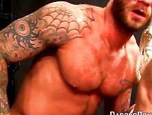 DADDYS BOUND SUBS - Bondage and hardcore throat fucking for submissive man
