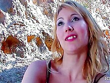 Perfect Body Blonde Latina Teen Cristal Cherry Seduce To Beach Sex (18+)