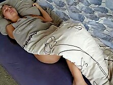 I fondle my taut,  pink snatch and bring myself to a fascinating climax.