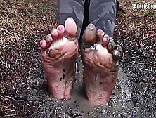 My Dirty Feet Playing In The Mud