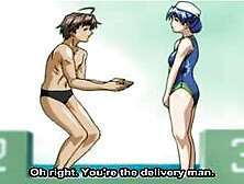 Busty slut seduces the boy at the swim facility ◆ HENTAI UNCENSORED