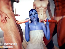 [OVERWATCH] Widowmaker team-fucked in the sauna CG manga