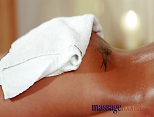 screams with ecstasy as she receives creampie