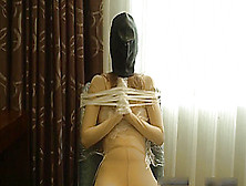 Asian Pantyhose Encasement Bondage