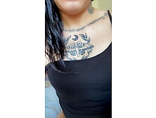 Tattooed Trans Girl Masturbating And Cumming