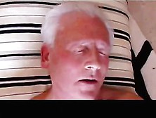 Christmas - grandpa and grand Step daughter