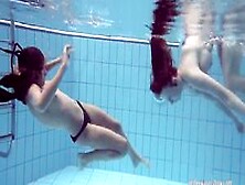 Katrin Privsem And Lucy Gurchenko Underwater Babes