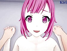 Emu Otori and I have intense sex in the bedroom.  - Project SEKAI SELF PERSPECTIVE Anime