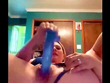 Deep Throating My 9 Inch Dildo