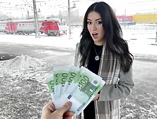 Public Agent - Beauty fucks on the train for money