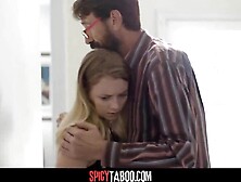 Perv old man get his teen stepdaughter into sex - Riley Star