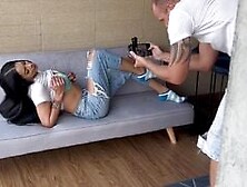 Beautiful Latina Teen Model Fucks Old Photographer - Pov Sex