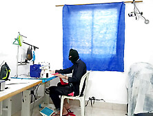 Lazy hubby can't see a woman