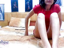 Too Huge Prick For My Small Tight Cunt Creampied Bare