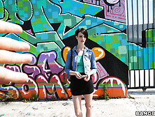 Shy tourist does anal for cash