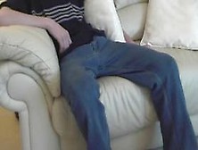 Gay Spanking Young Boy Otk & Over Sofa