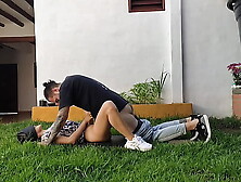 My ex-wife was sunbathing in the sun and I poked her really good