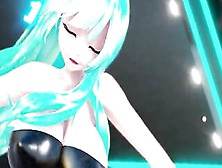 【Mmd R-Teenagers Sex Dance】Melissa (Miku) Follow The Leader Rough Sex Sweet Goddess Booty [Credit By] Shark100