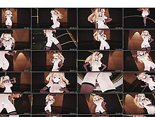 Sexy Black Bunny Suit Girl Dancing