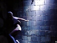 Sexy booty blond black whore Jessica Creepshow d has nightmare where five large jocks boyz anal gang screw and double penetratio