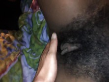 Ebony With Hairy Pussy And Long Pussy Lips