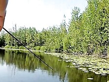 Outdoor Cowgirl Sex In The Middle Of The River