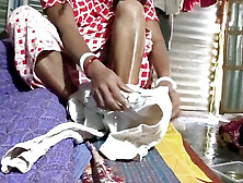 Young desi wife in a sundress explores naughty adventures with an Indian aunty