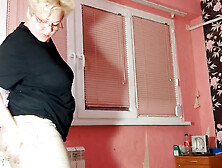 Mom tease step son in jeans, then fuck and squirt