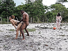 PLAYING FOOTBALL WITH MY STEPDAUGHTERS ALWAYS ENDS IN SEX