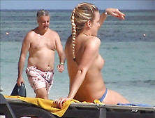 beach beauty 004 incredible two german topless punta cana