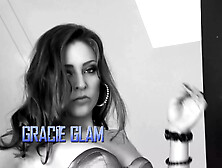 Gracie Glam Babe Brunette with the French Stallion Manuel Ferrara tease,  high heels,  perfect butt,  horny babe,  hotTease#1