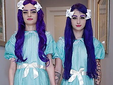 Come Play With Us! Evil Twin STEPSISTERS Suck Me OFF