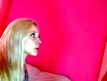 Blonde with hot curvy body get facial after hard pounding live at sexycamx