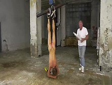 Tied Hung Humiliated Slave