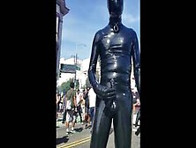 Cumming In Public In Full Latex At Folsom Street Fair