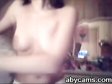 Teen Titty Show - Licking Her Own Puffy Nipples