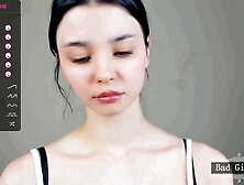 Pretty Face Petite Busty Teen Solo On Cam