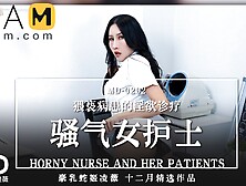 The Lewd Nurse MD-0202 / 骚气四溢白液天使 MD-0202 - ModelMediaAsia