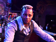 Delphine Curvy MILF Mona Azar Rides The Bartender When No 1 Is Around