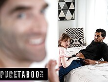 Bubbly Alex Jones and Melody Marks - open mouth facial scene - Pure Taboo