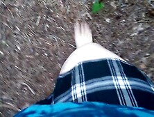 Dare: Trans Sissy Takes 600 Steps Into Forest in Micro Skirt.  Completed!