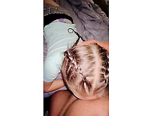 Sneaky Link with a White Slut Who Gags and Slurps BBC