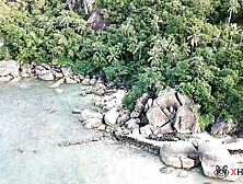 Fantastic sex on a hidden beach - Home-Made Russian lovers