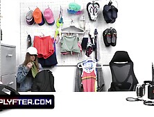 Small Teen With Large Natural Breasts Penelope Kay Gets Caught Stealing