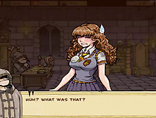 Sultry gamer chick brings magic to life with her voice in a Harry Potter game