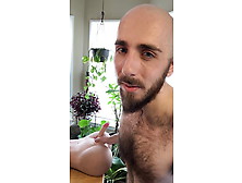 Side View Of Very Hairy Skinny Bearded White Guy Fucks Sex Doll On The Table (With A Short First-Recorded Dildo Suck)