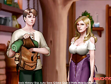 Fun with the hottest forest fairy who has lovely natural tits