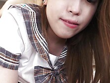 Frisky babe,  Natsu Ogura  had steamy sex the other day with two man.